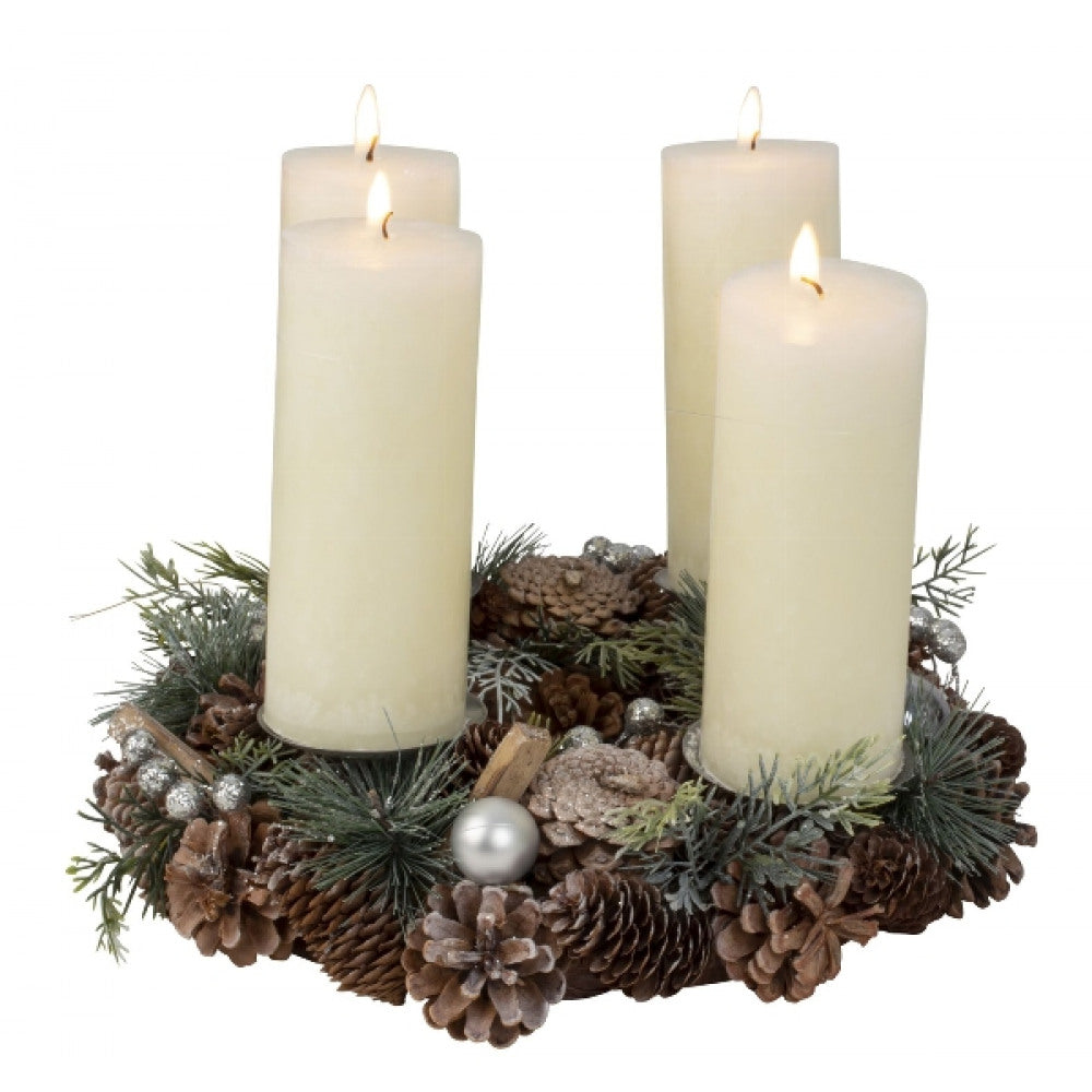 Adventskrans - för 4 blockljus
