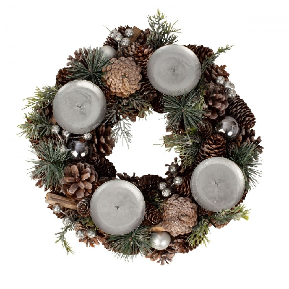 Adventskrans - för 4 blockljus