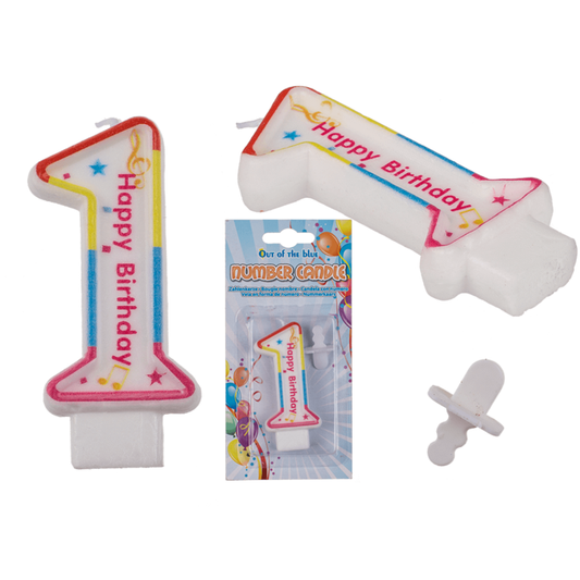 Fødselsdagslys - Antal: 1