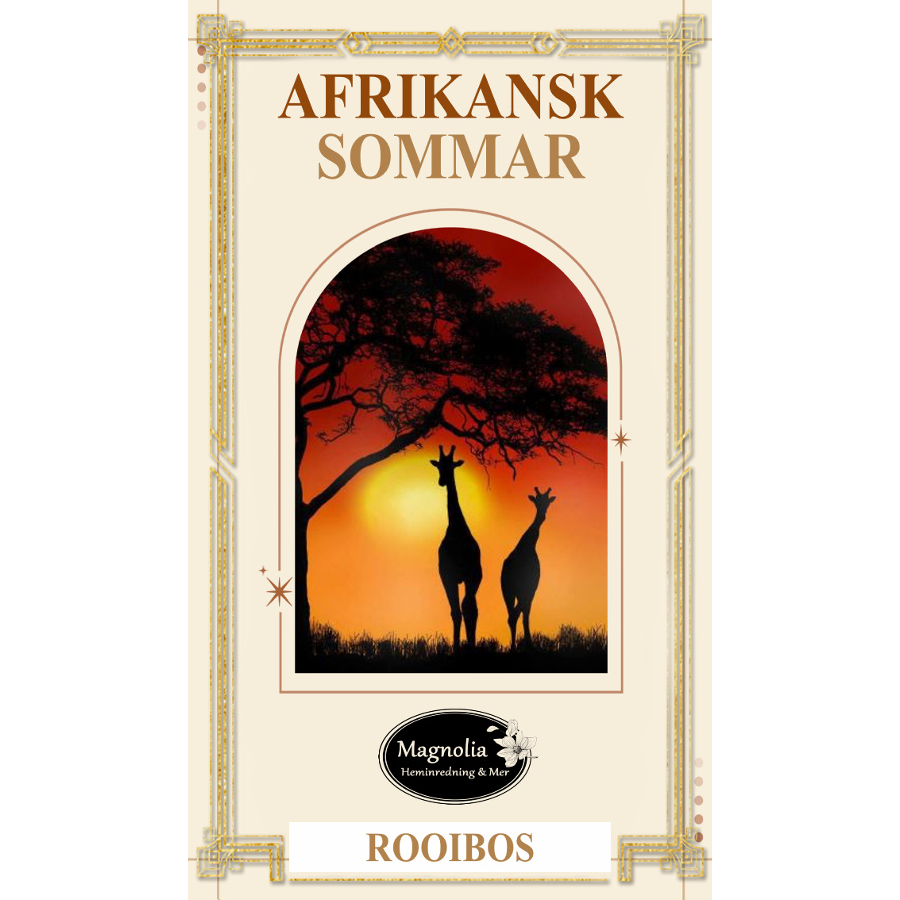 Tepåsar - Afrikansk Sommar - smaksatt te - 100 g - Rooibos