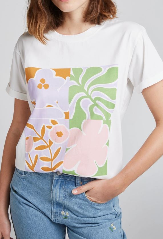 CAROLANN - Flockad T-shirt