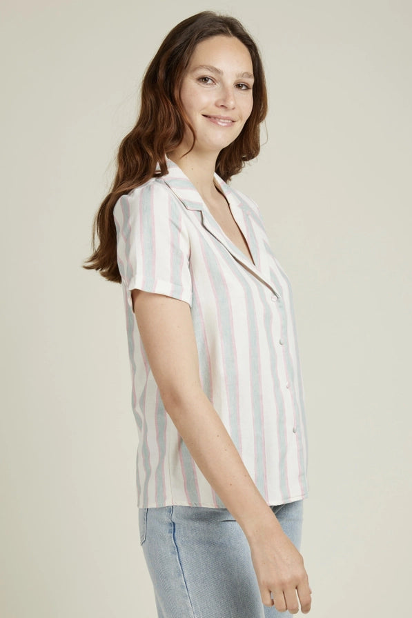 CASIMIR – randig blus - Linne - Ord.Pris 699:-