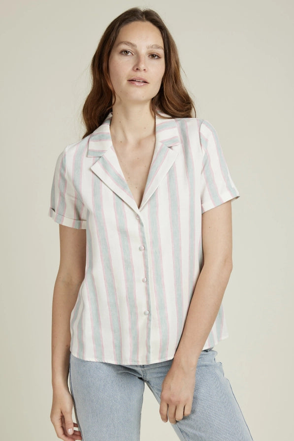 CASIMIR – randig blus - Linne - Ord.Pris 699:-