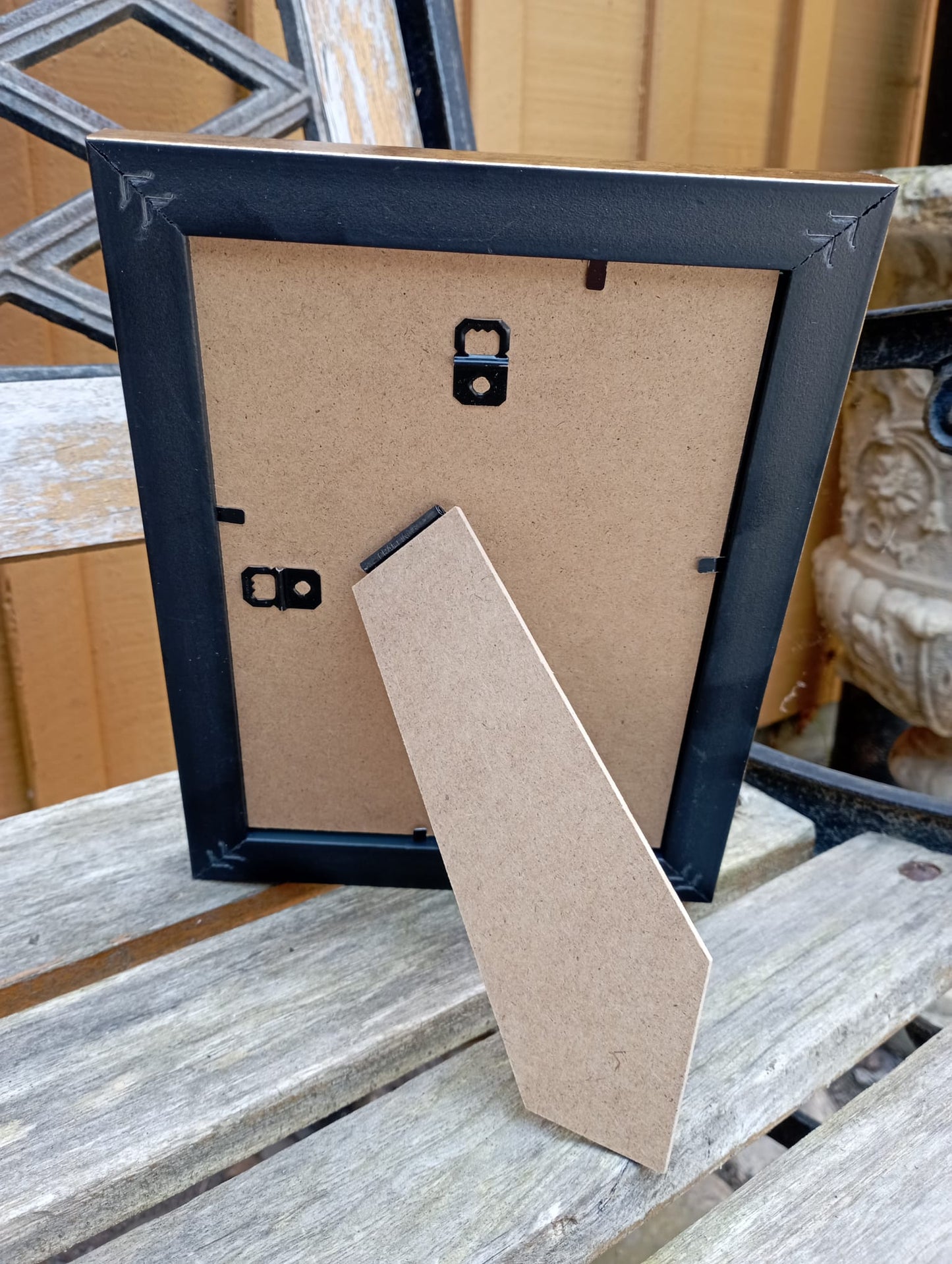 Plast fotoramme, 13x18 cm, farve: guld