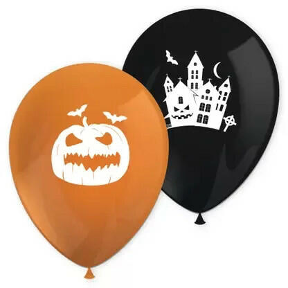 Halloween balloner - 8-pak