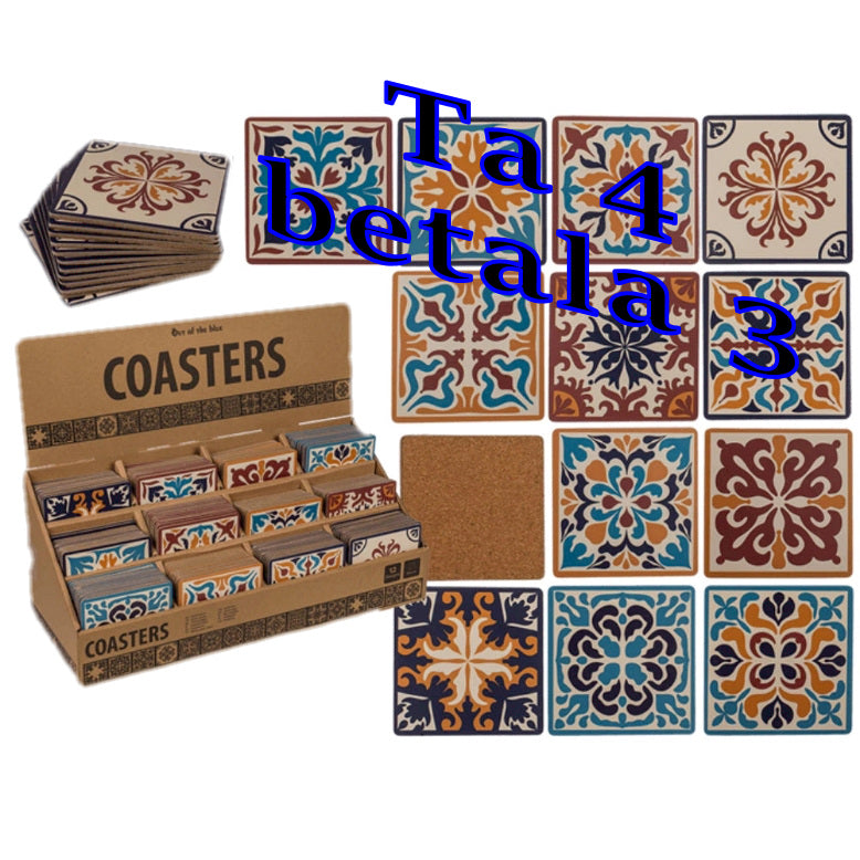 Korkunderlägg Mosaik