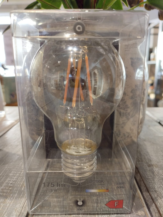 LED pære - E27 / 2 W - Amber