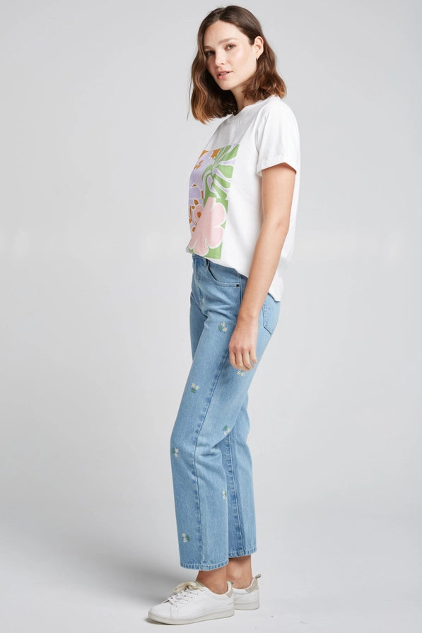 RINGO - Broderade jeans