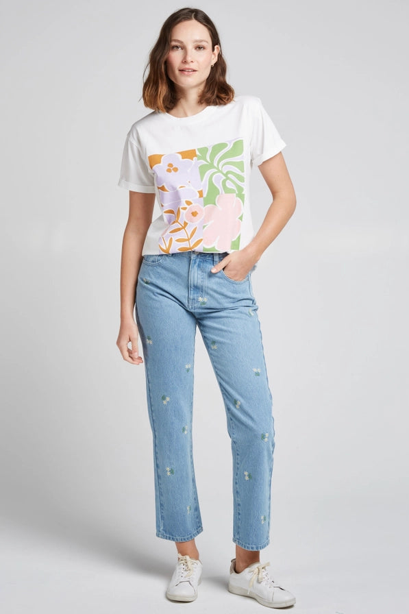 RINGO - Broderade jeans