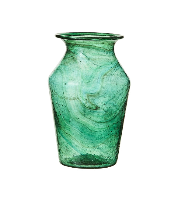 Vas VIOLETTA - H 15 cm - Återvunnet Glas