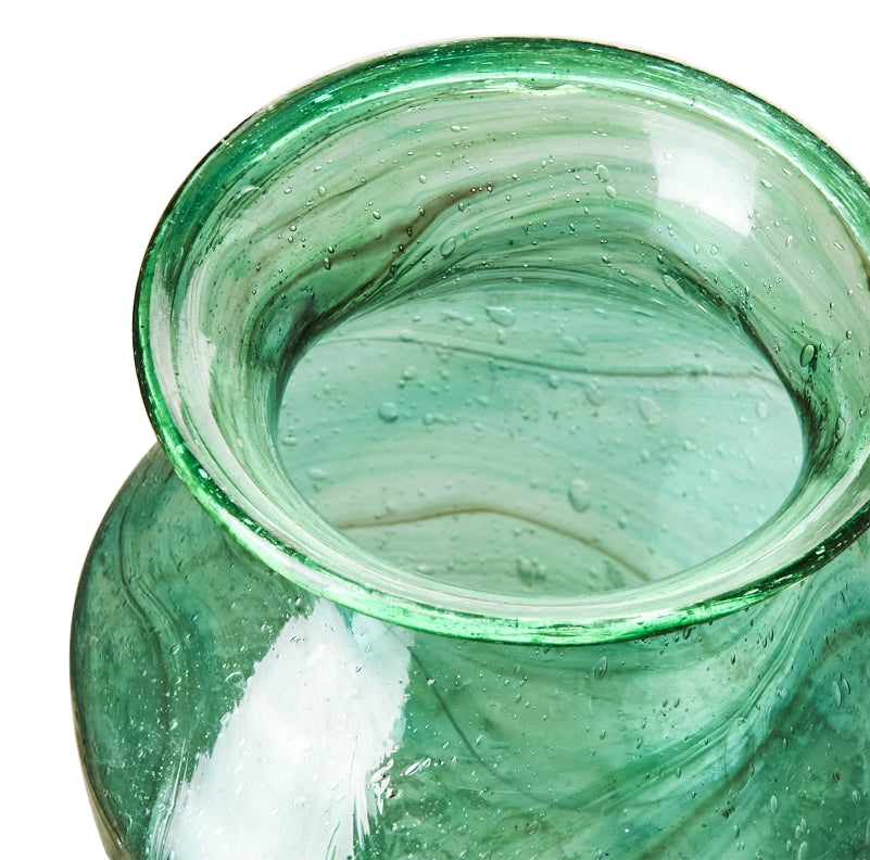 Vas VIOLETTA - H 15 cm - Återvunnet Glas