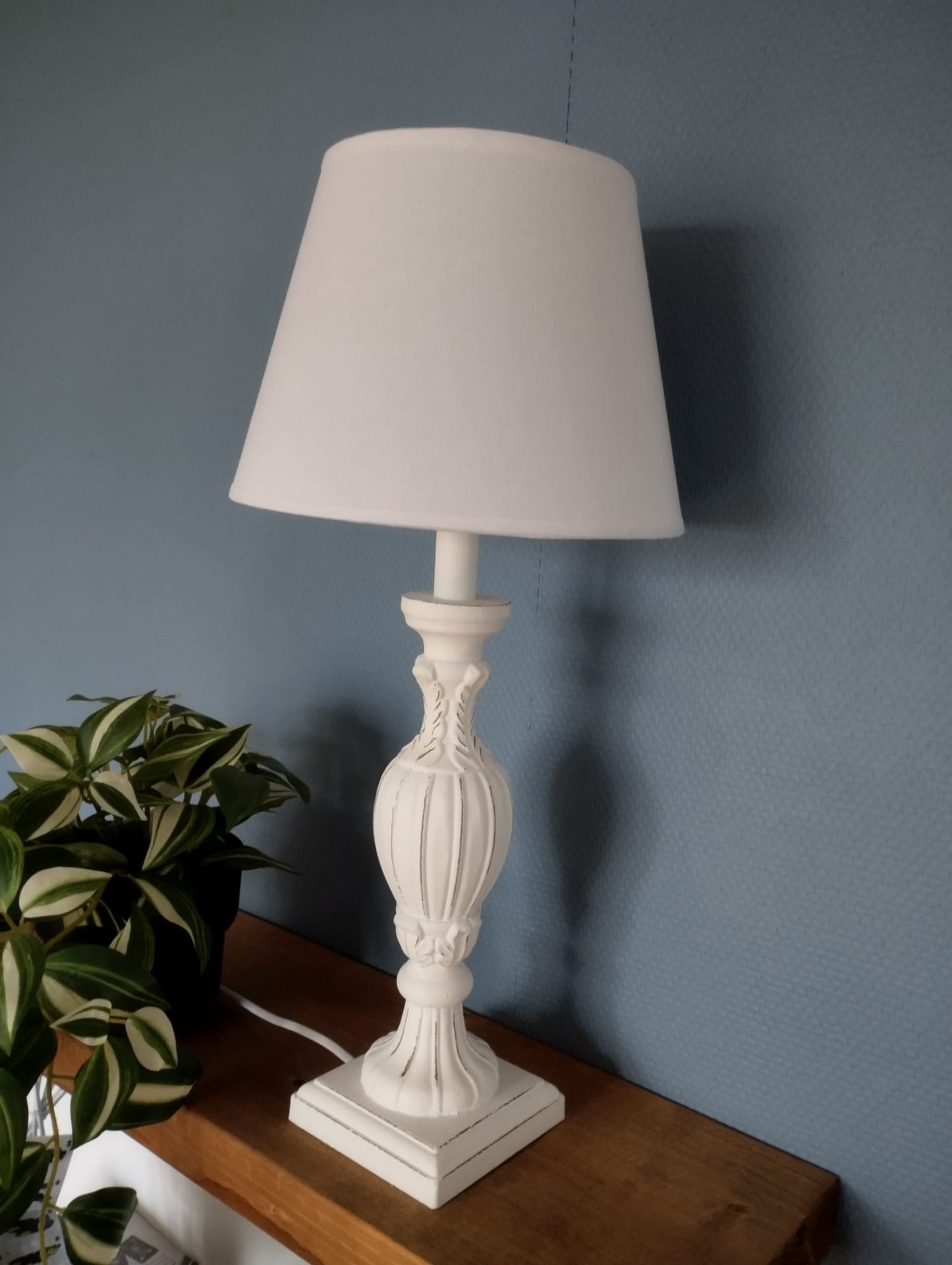 Lampefod - Bordlampe - Lund - Hvid