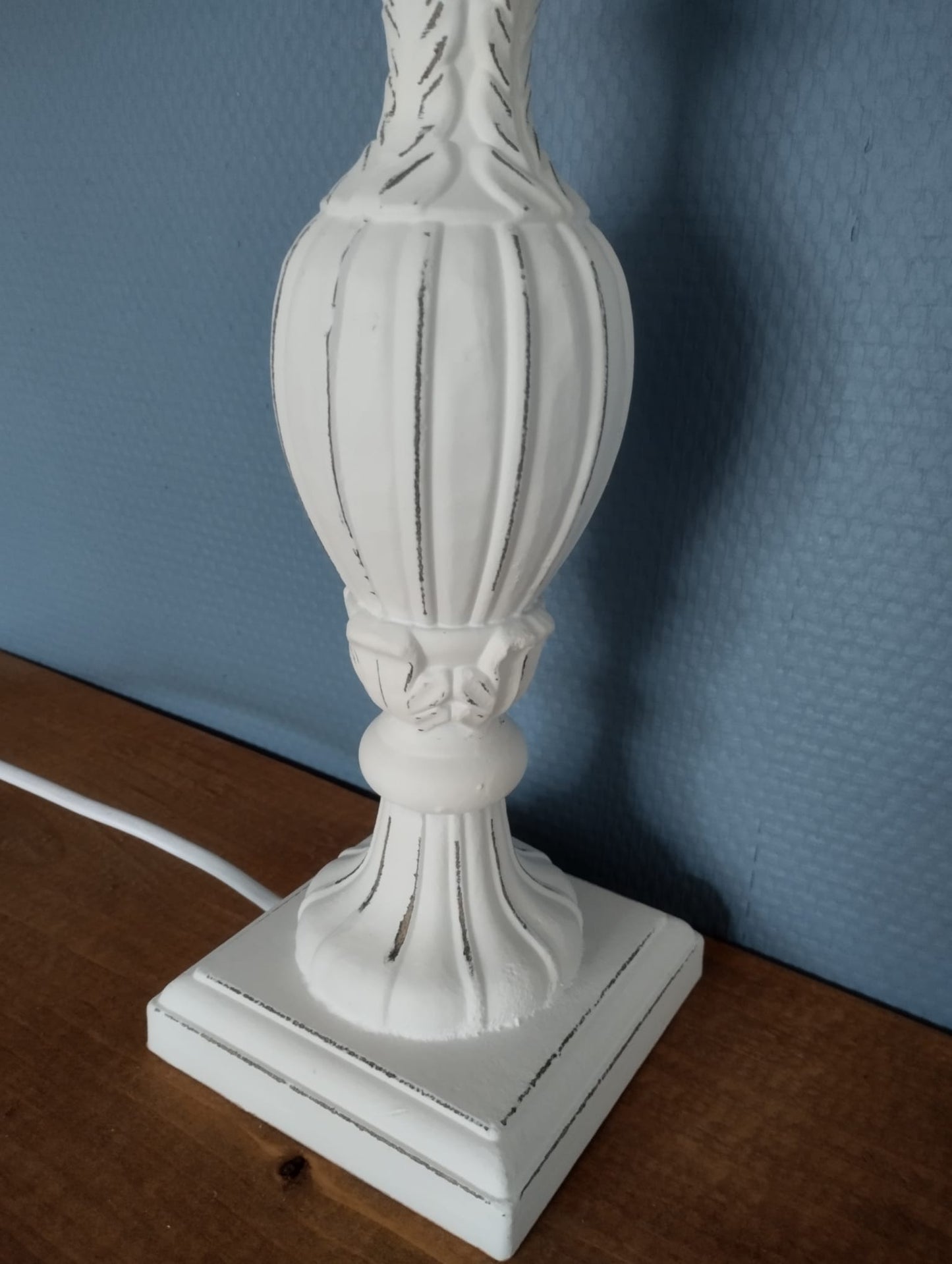 Lampefod - Bordlampe - Lund - Hvid
