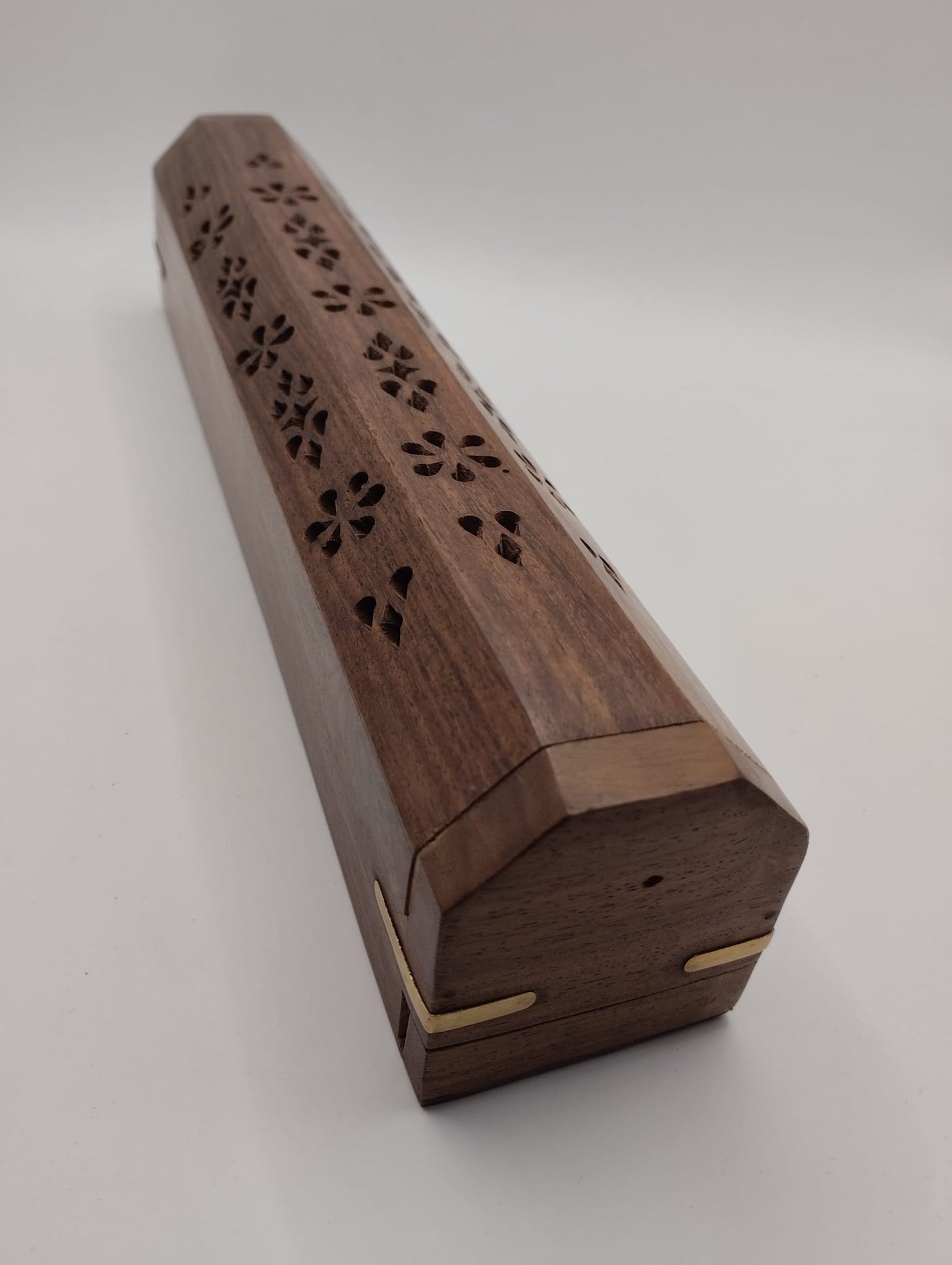 Box för rökelsepinnar - 30 cm - shishamträ