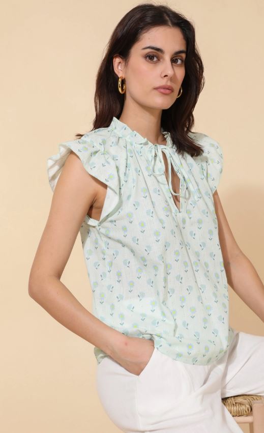 Blus Carlotta - 100 % bomull - Ord.Pris 699:-