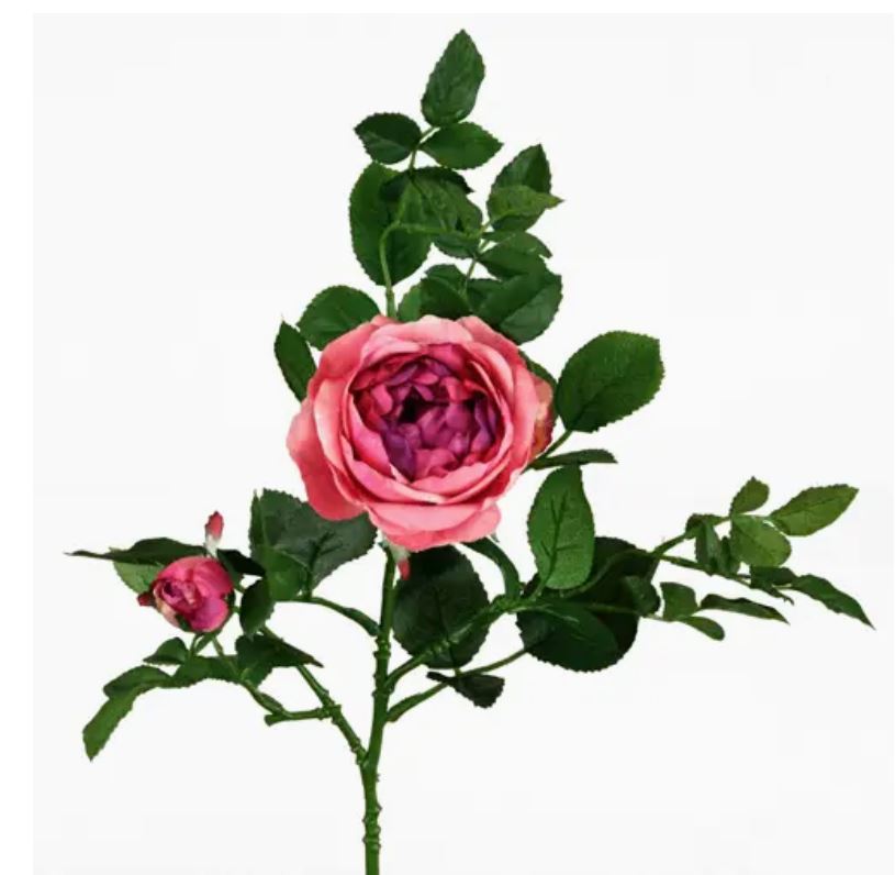 Rose kvist - Pink - Rose - 45 cm