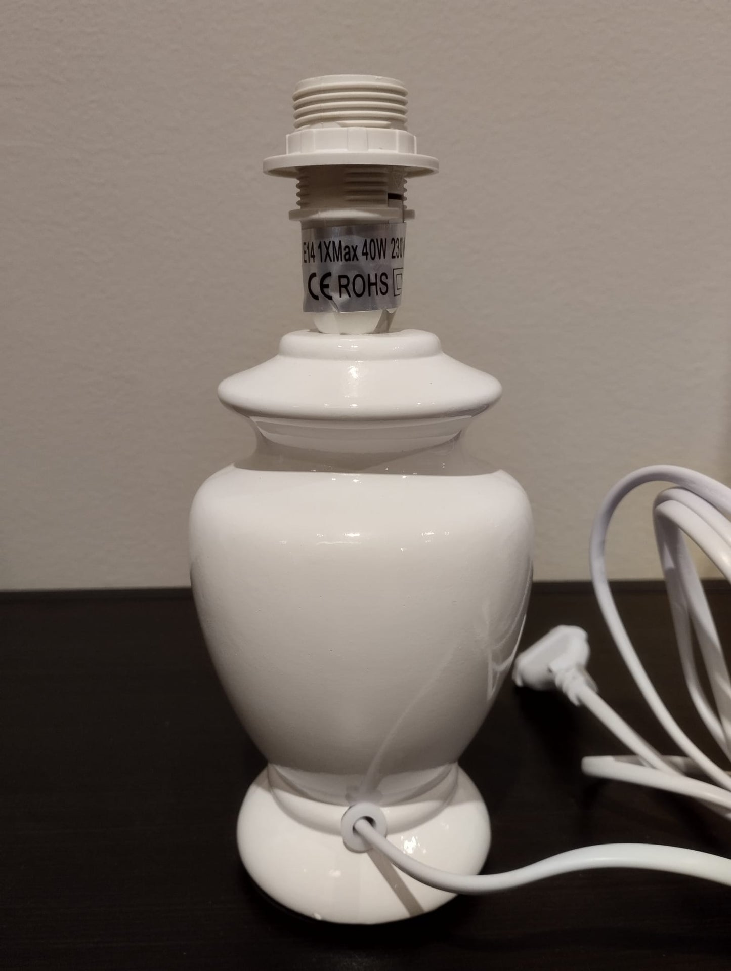 Keramisk lampefod Malmö - 22,5cm