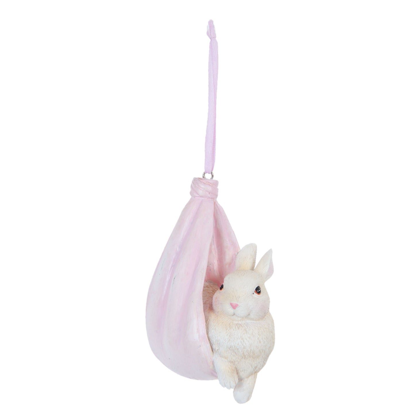 Dekorationshänge kanin - rosa - 10 cm