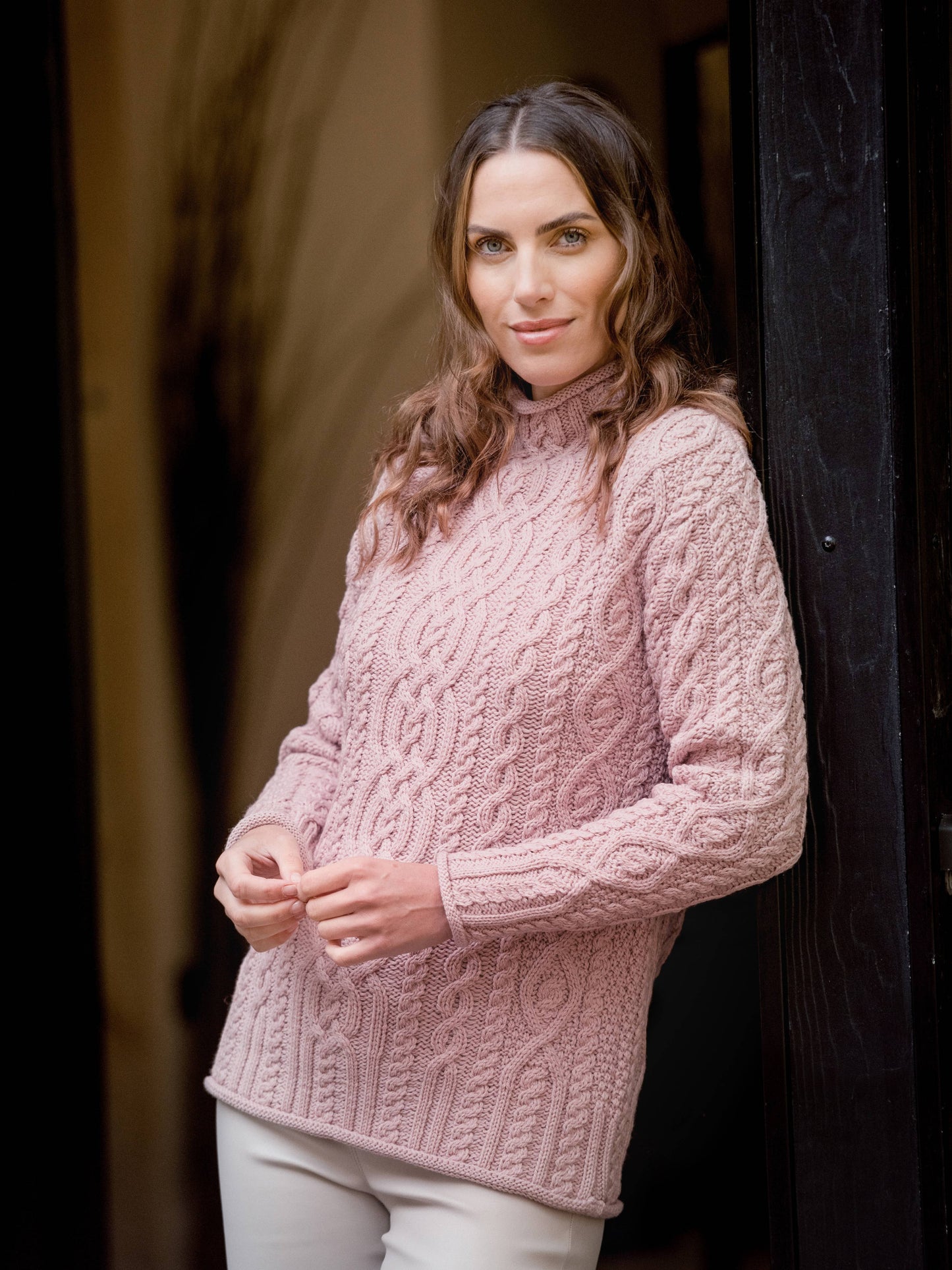 Superkjuk Tröja - 100% Merinoull - Rosa