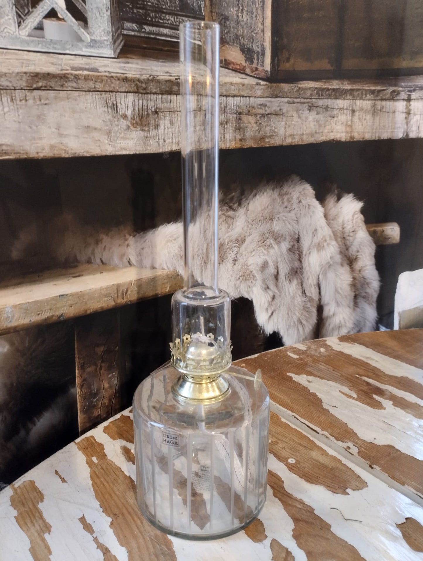 Fotogenlampa Rak Stor Klar