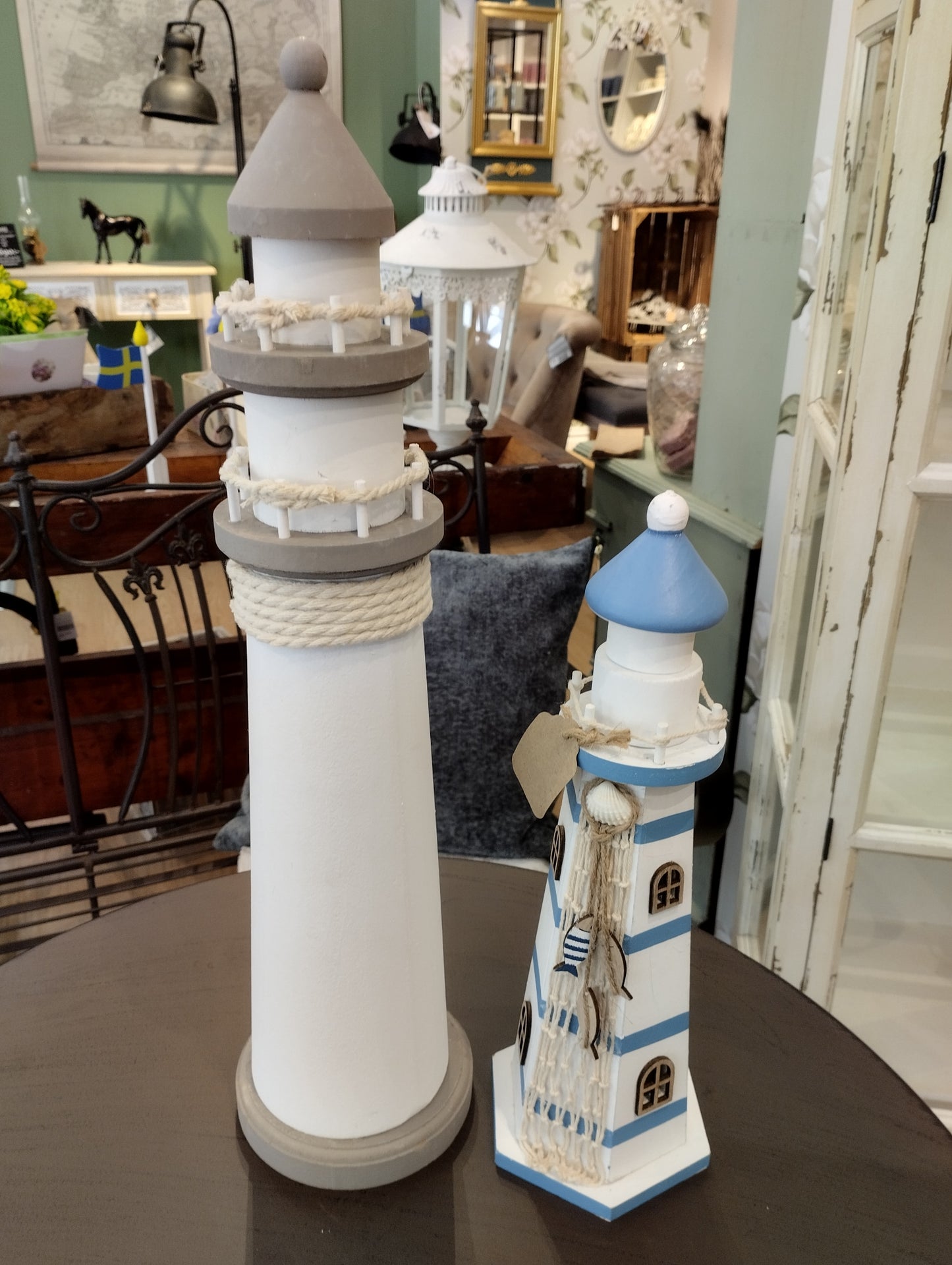 Fyrtårn - Maritim udsmykning - Højde 48cm