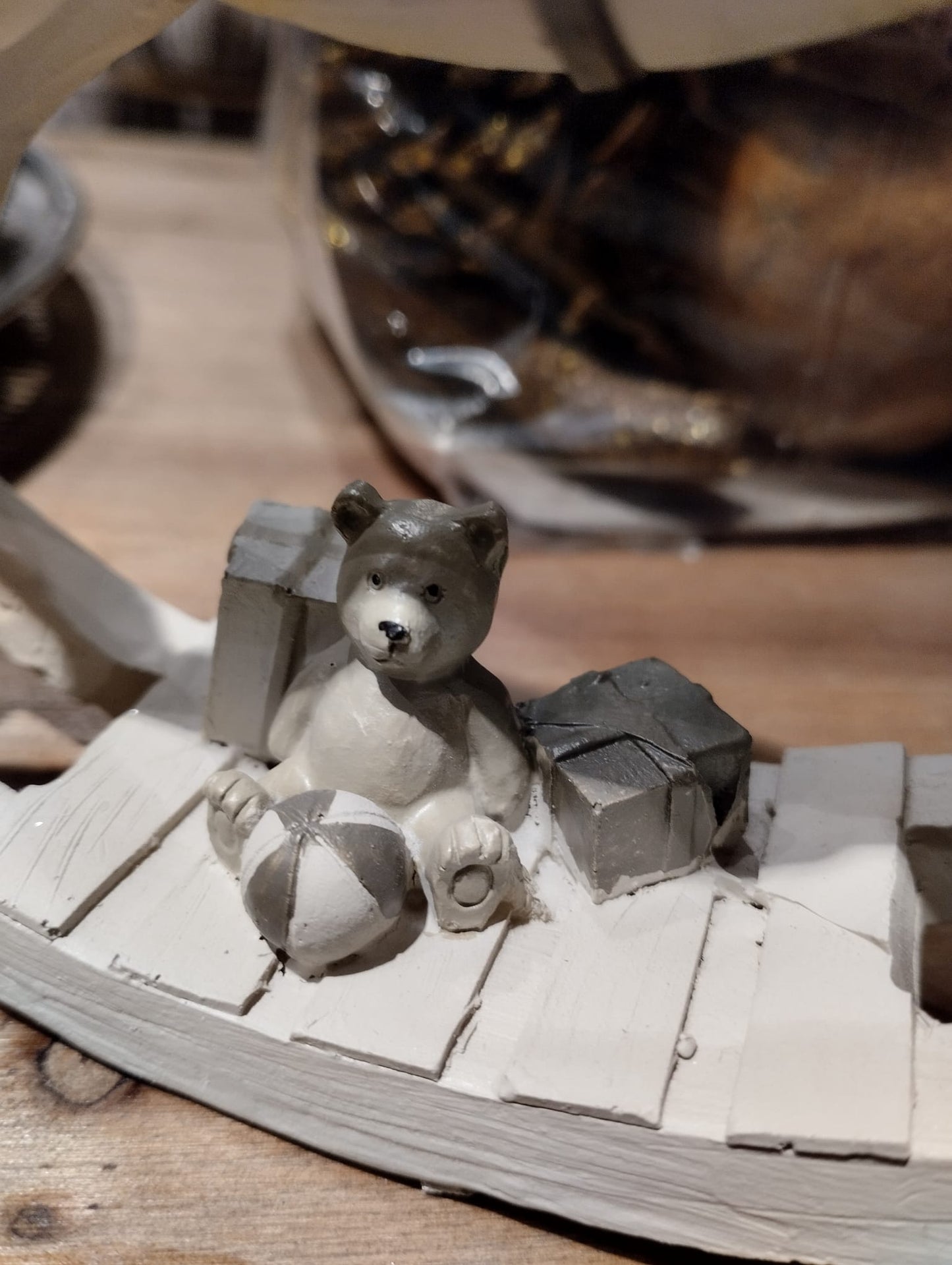 Gunghäst Nostalgi - 15cm - Juldekoration