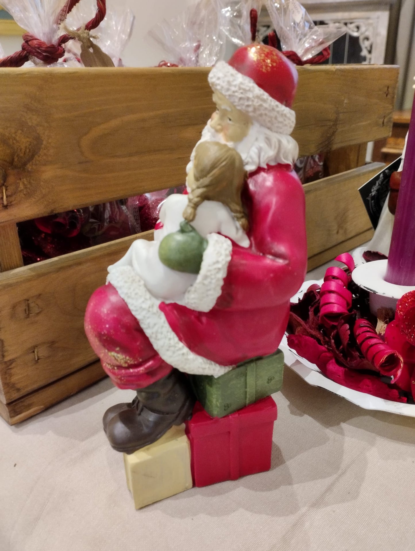 Jultomte med barn - Jul