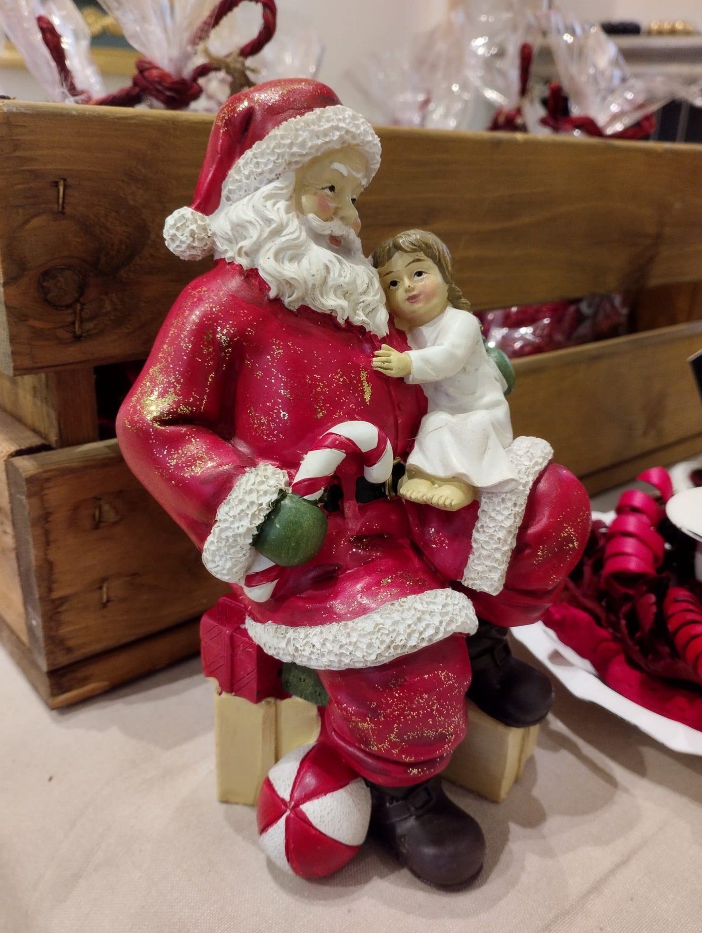 Jultomte med barn - Jul