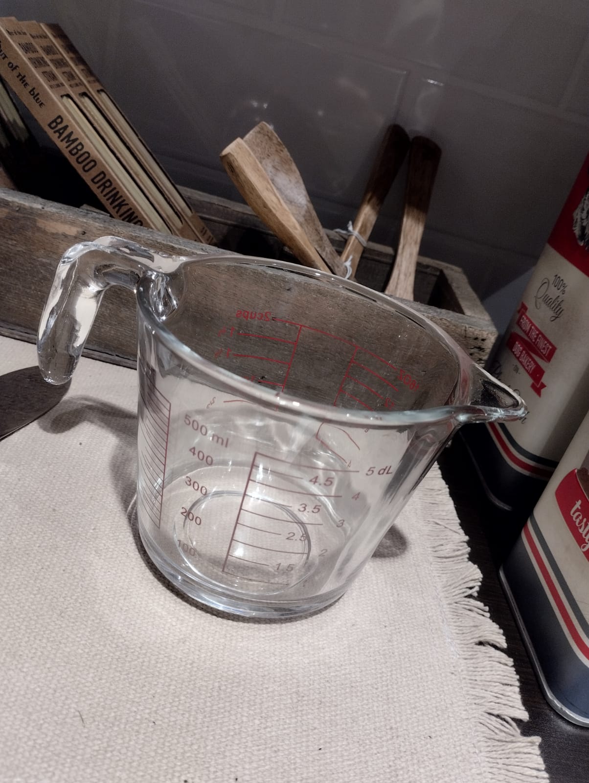 Måttkanna / Mätbägare i glas - 500 ml