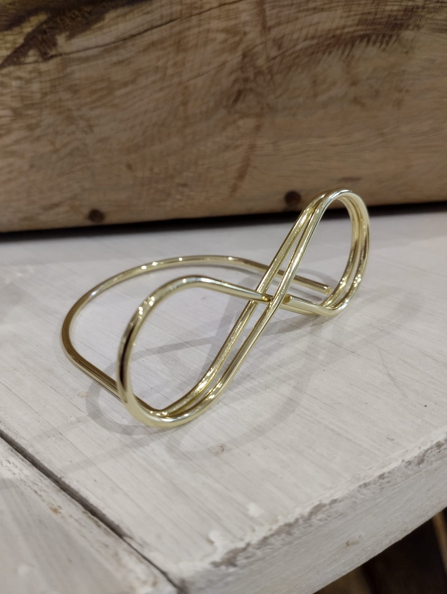 Kortholder Bordkort - Metal - Guld