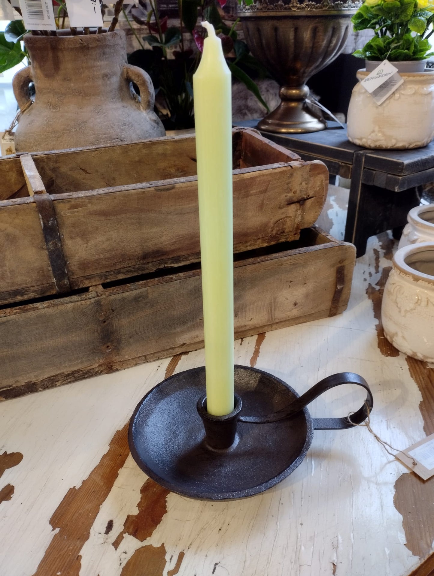 Ljusstake Thor, Svart/brun , Järn