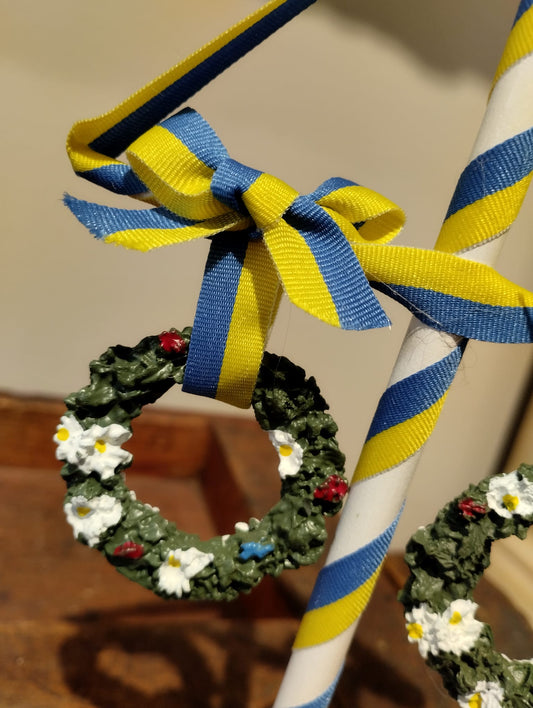 Midsommerstang Hvid Lille - 24cm