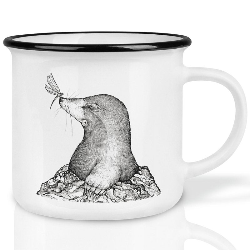 Emaljekrus med motiver - forskellige designs