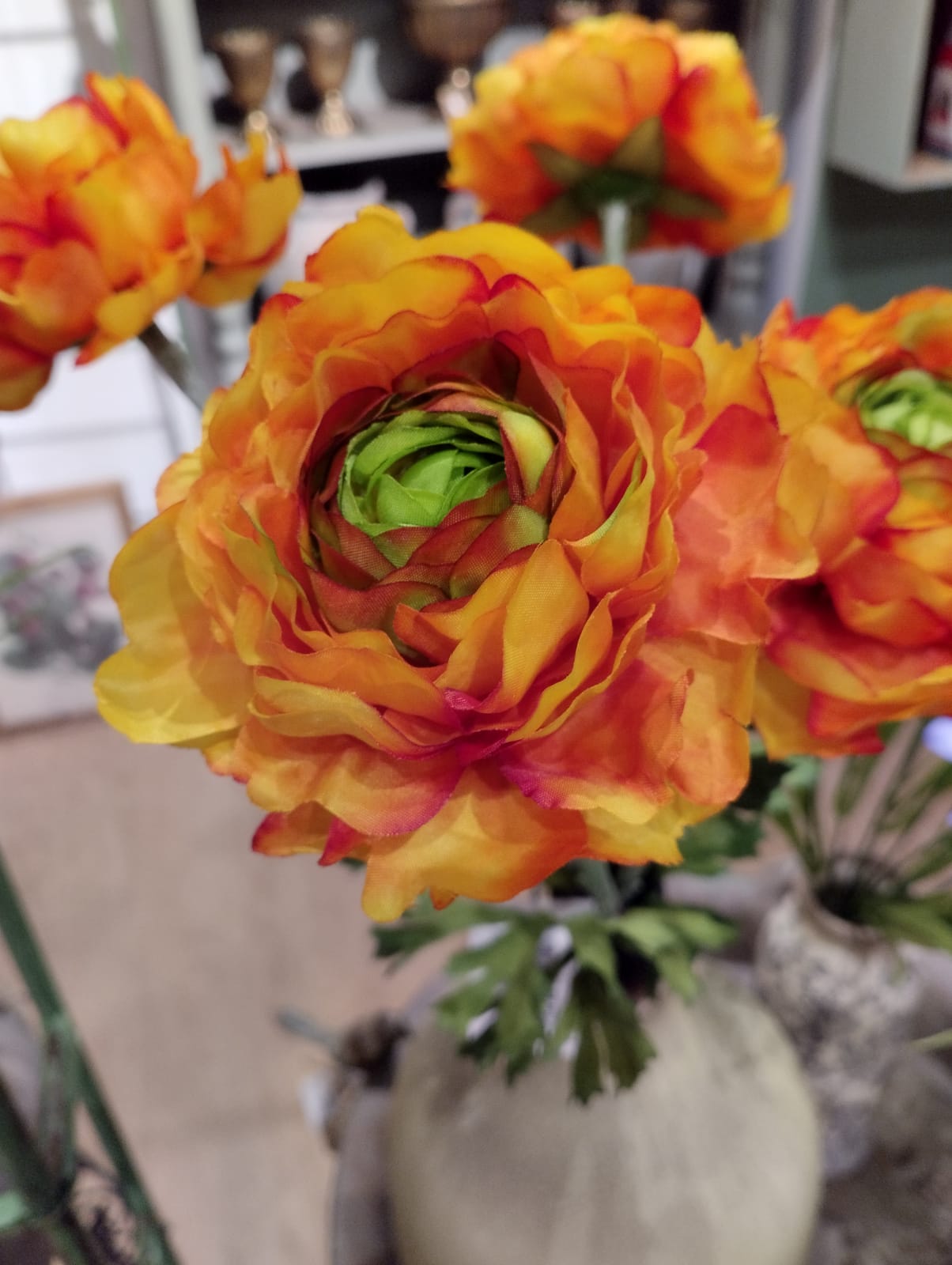 Ranunkel - Orange - 51 cm