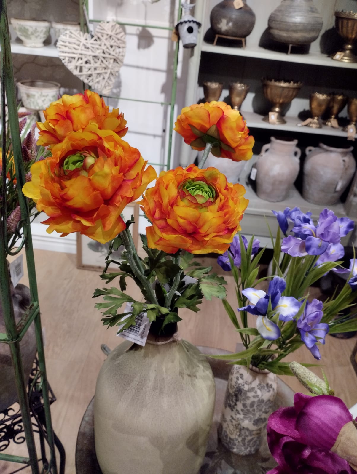 Ranunkel - Orange - 51 cm