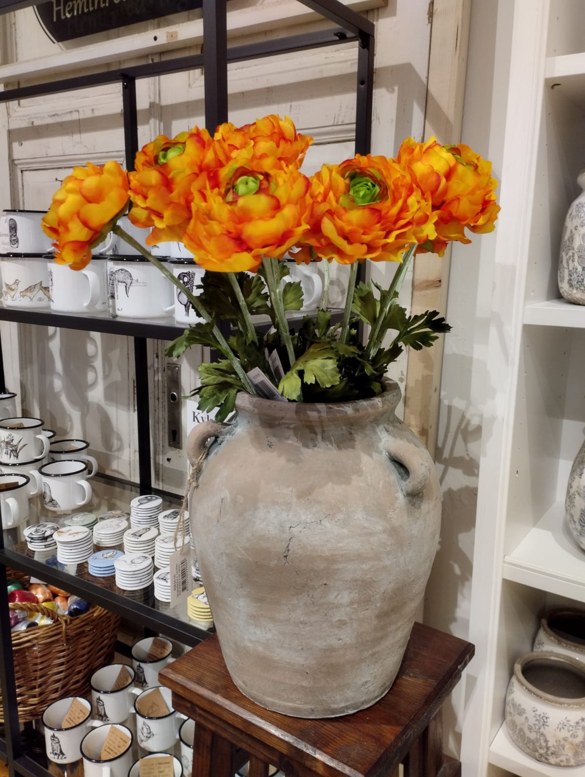 Ranunkel - Orange - 51 cm