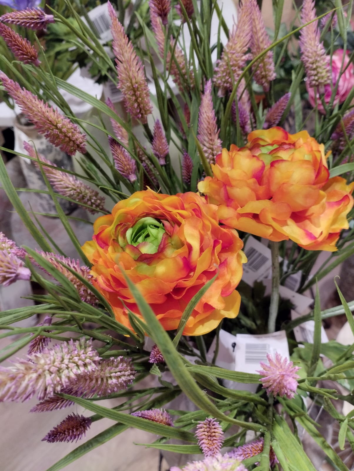 Ranunkel - Orange - 51 cm