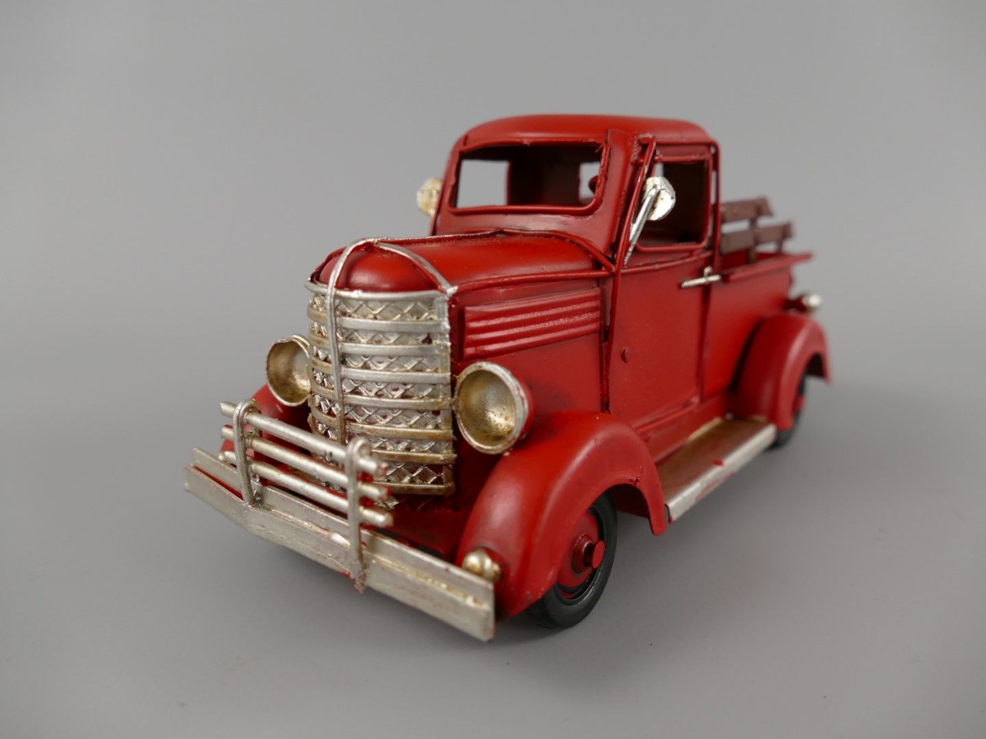 Modellbil Pickup Billy - 17 cm - Plåt - Röd