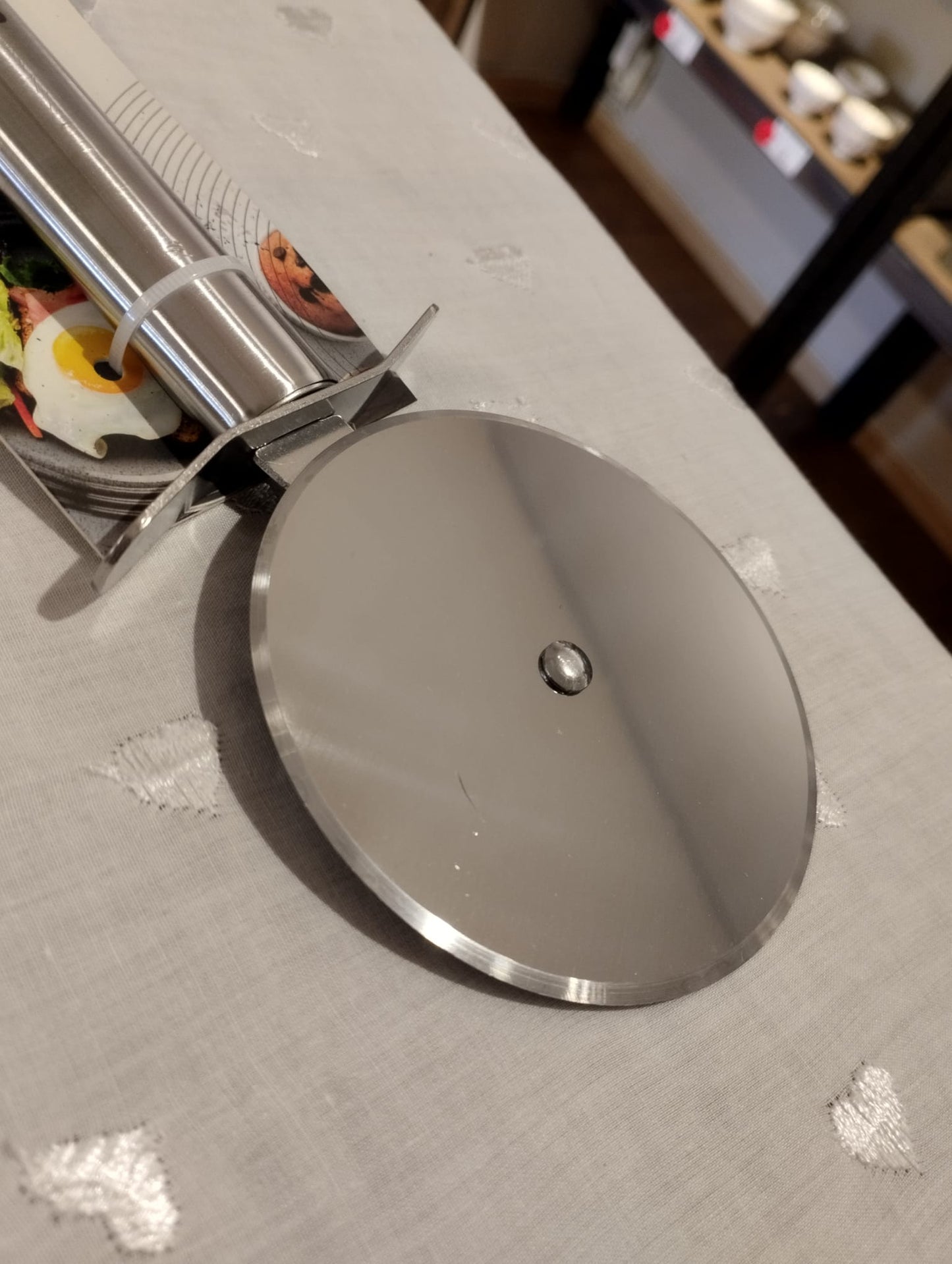 Pizzaskärare i rostfritt stål