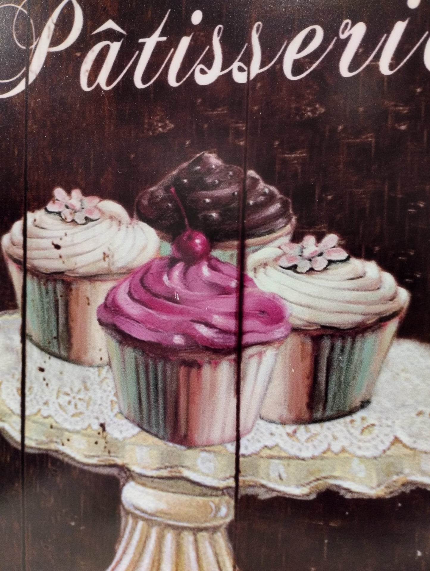 Plåtskylt / Plåt Tavla Patisserie - Ord. Pris 189