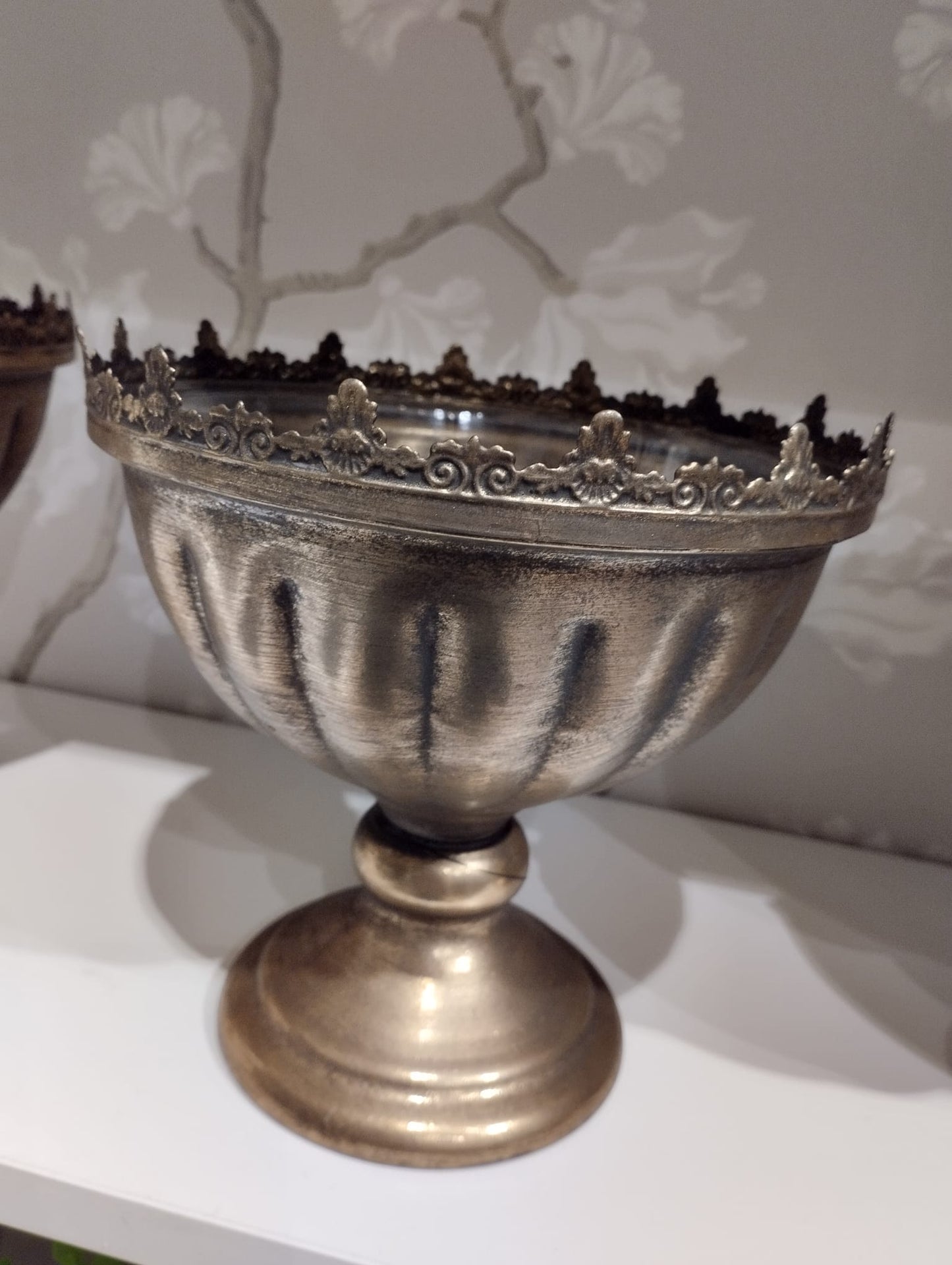 Elegant Pokal - Empire - Guldbrun 19cm
