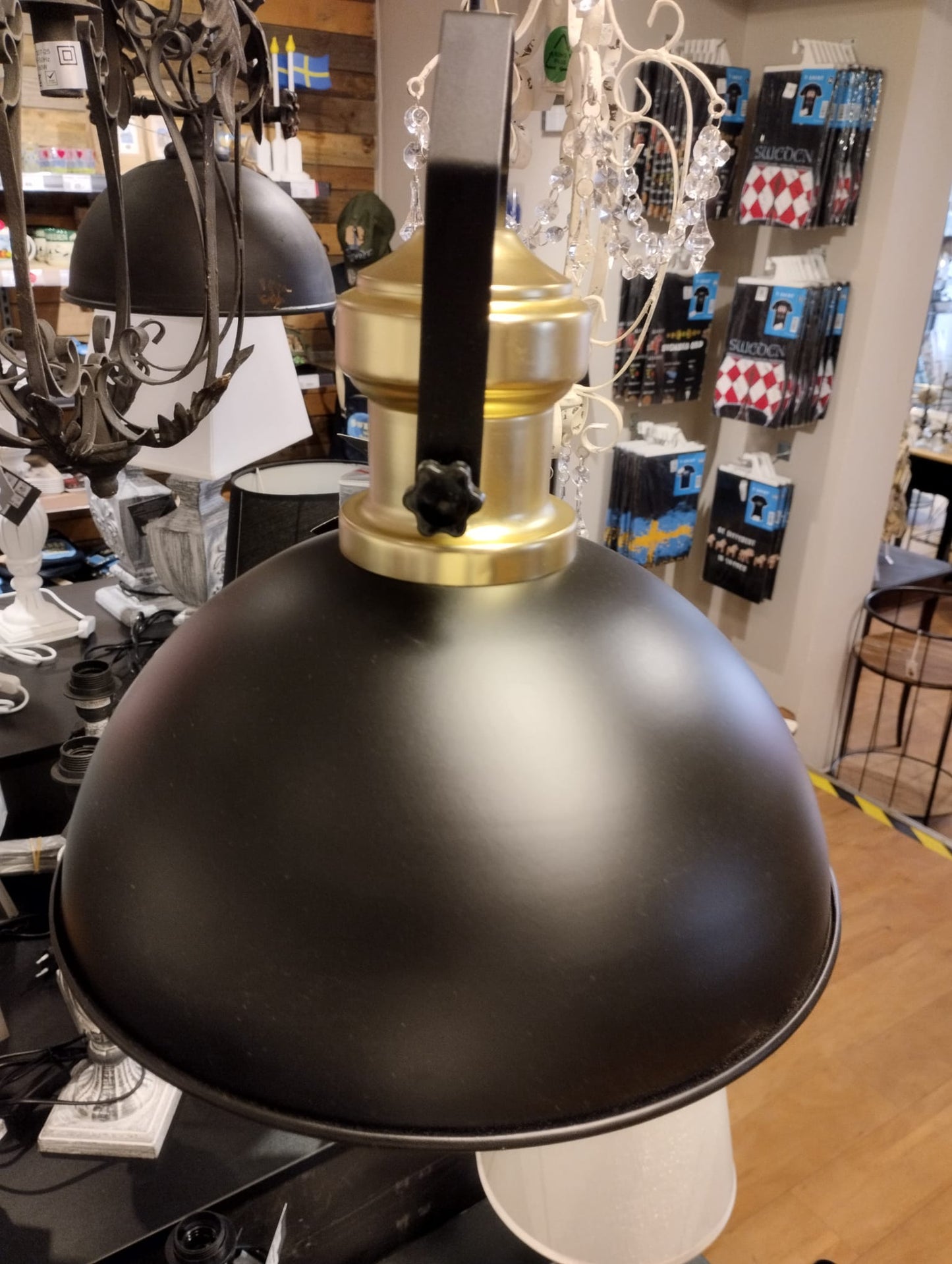 Taklampa - Sandhamn - H26/Ø24 cm - Metall