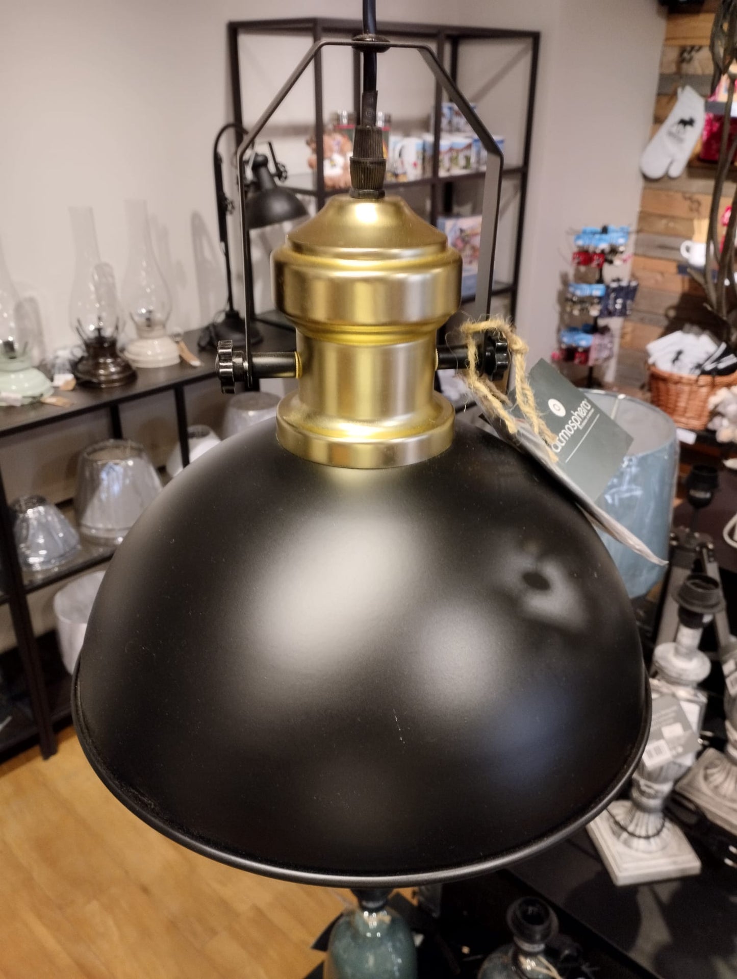Taklampa - Sandhamn - H26/Ø24 cm - Metall