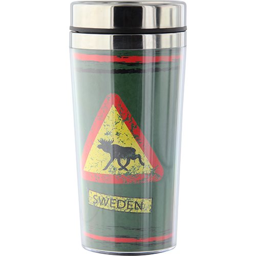 Termokrus "Moose Warning Sweden" - Souvenir