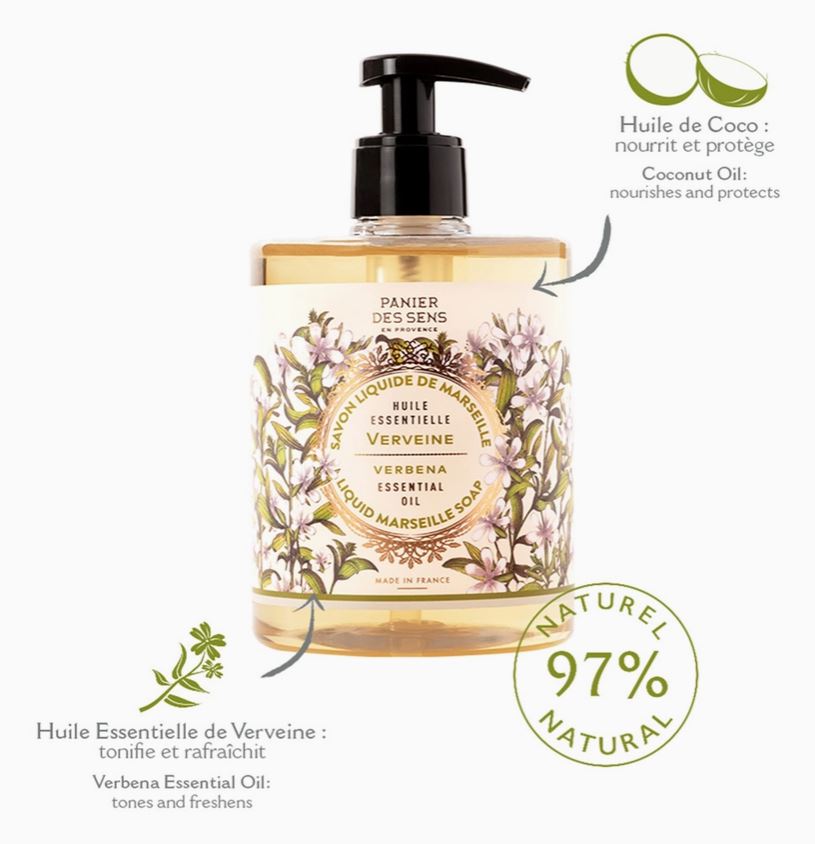 Flytande tvål från Marseille 500 ml - Verbena