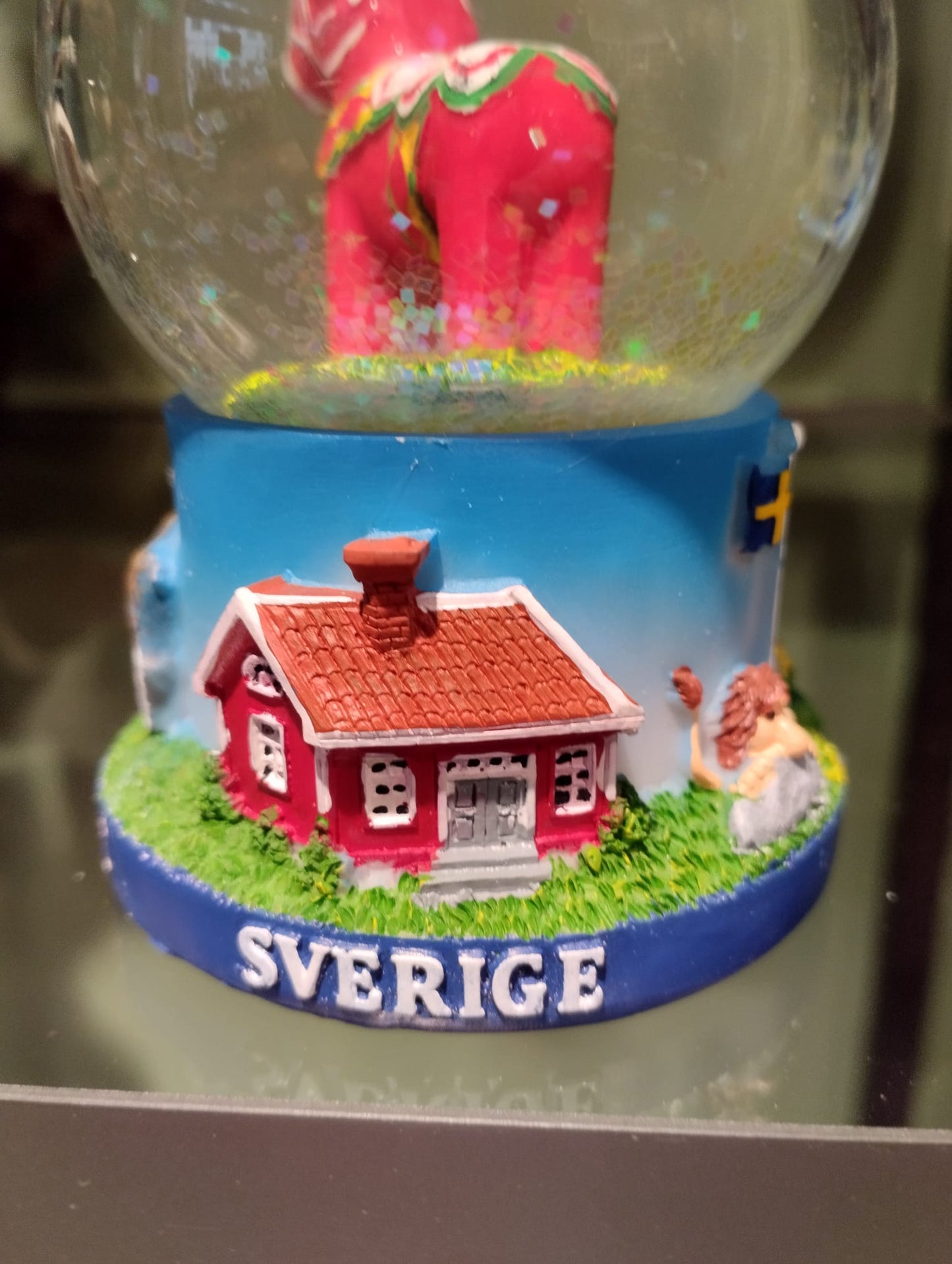 Vattenglob Dalahäst - 6,5cm