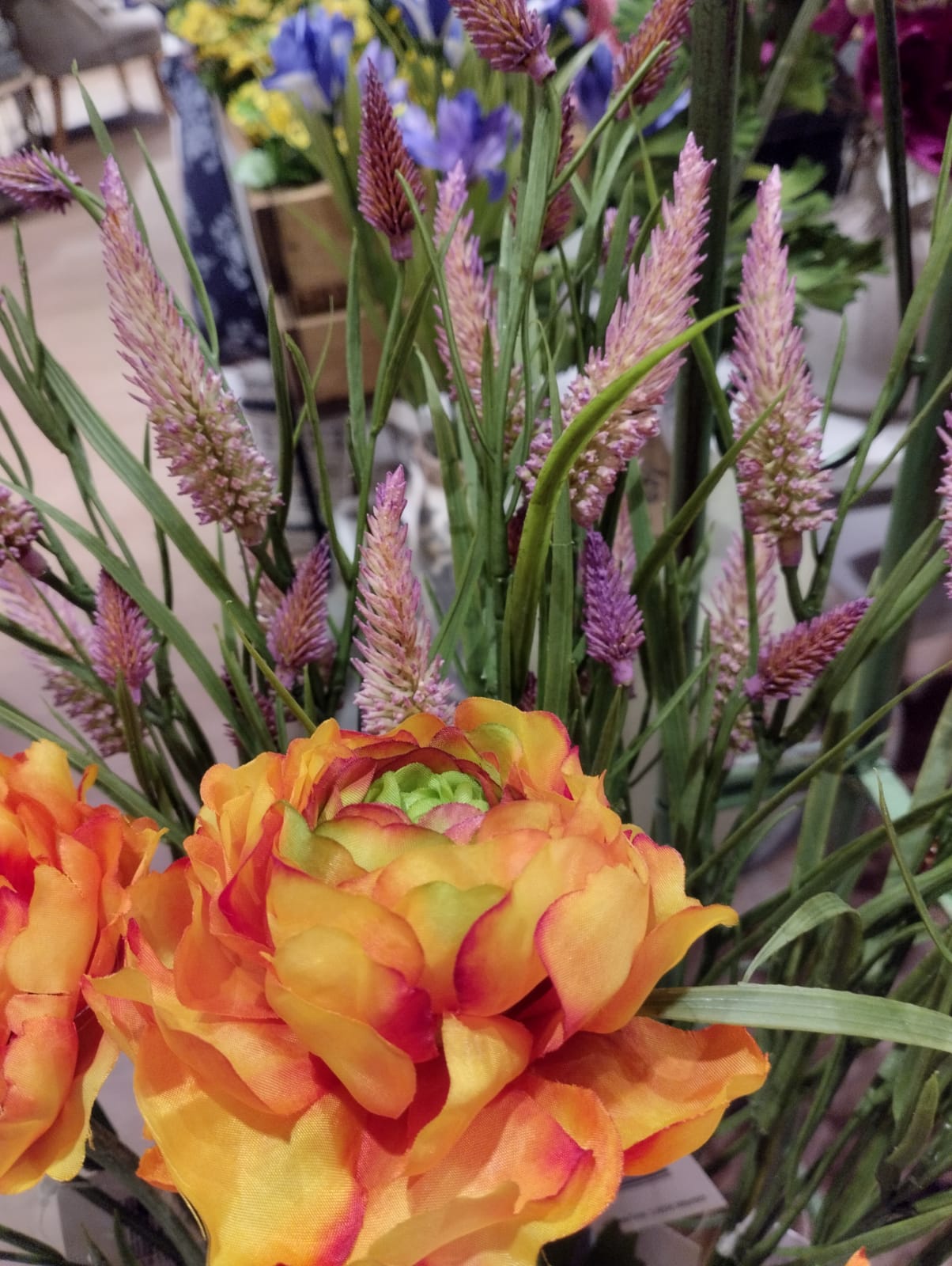 Konstgräs - Weiderich - Lila - 60 cm