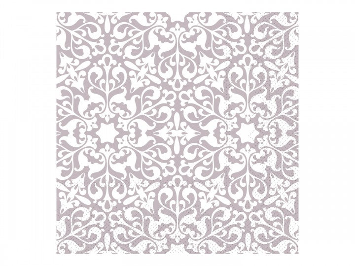 Servietrose, 20-pak, 3-lags, 33x33 cm