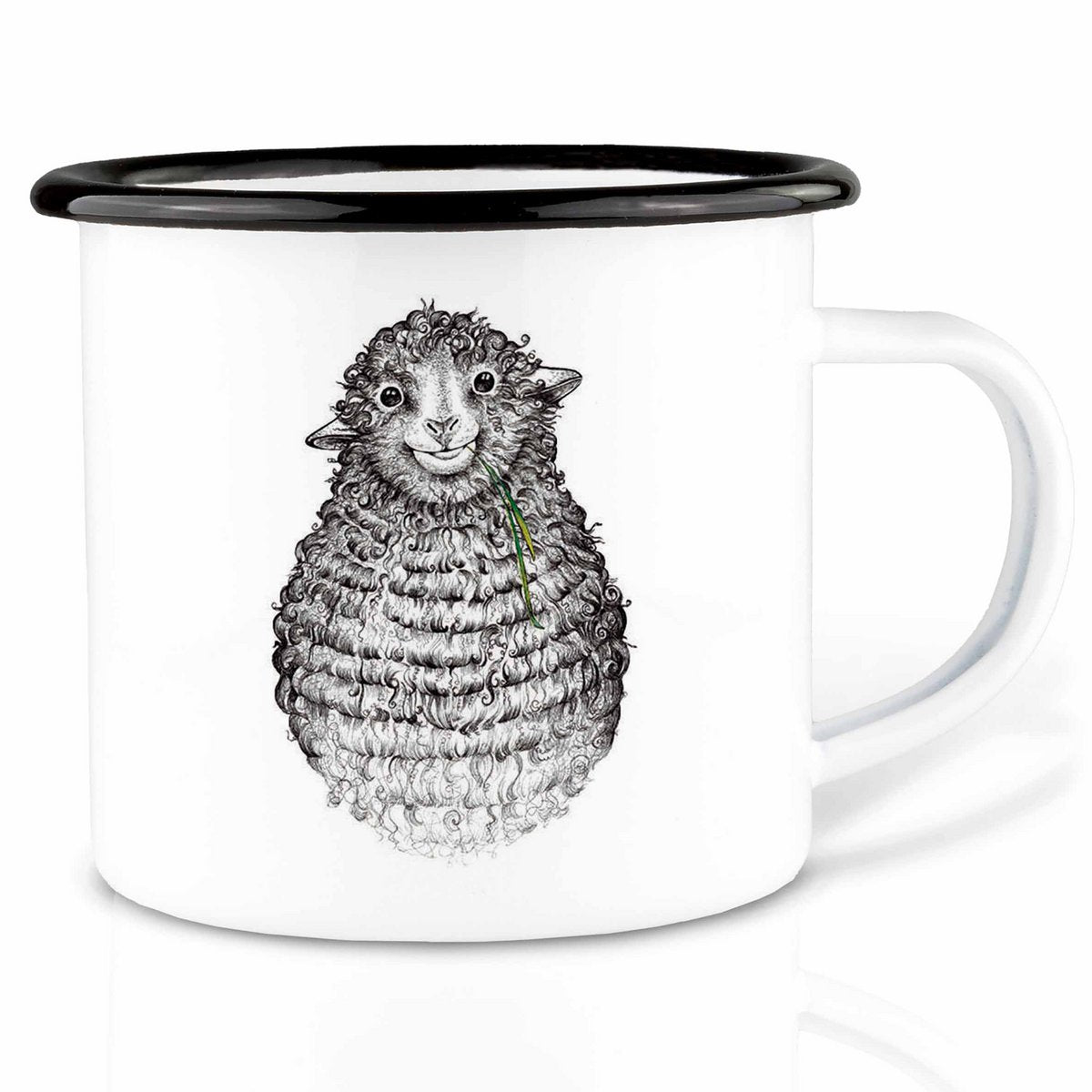 Emaljekrus med motiver - forskellige designs