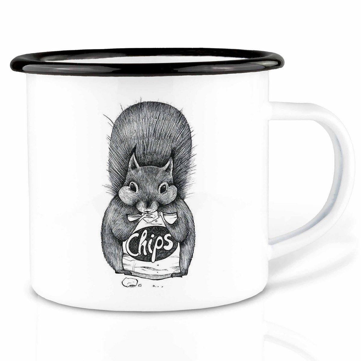 Emaljekrus med motiver - forskellige designs